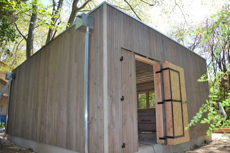 construction de module bois ou éco lodge pour camping en Luberon